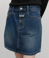 Marithé François Girbaud W Denim Mini Skirt