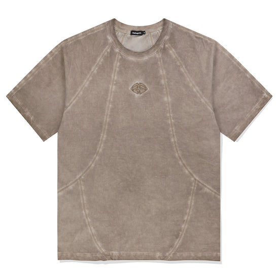 Mahagrid Curved Seam Pigment Tee