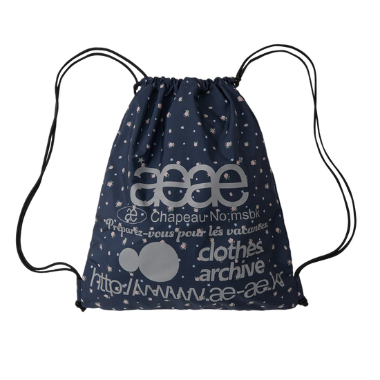 AEAE Web Logo Flower Gym Sack