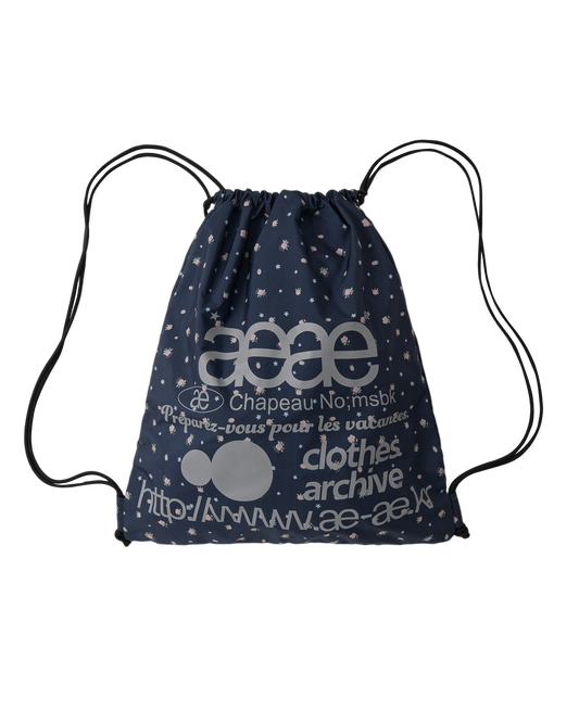 AEAE Web Logo Flower Gym Sack