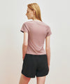 Marithé François Girbaud Marithé SPORT W ATHLEISURE SLIM CROP TEE charcoal