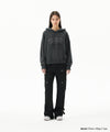 Mahagrid Raw Cut Pray Crop Hoodie