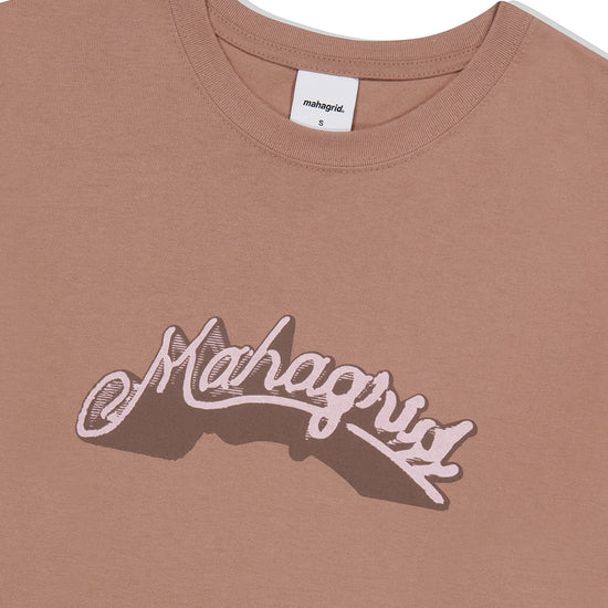 Mahagrid Symbol Layered Long Sleeve Tee Brown