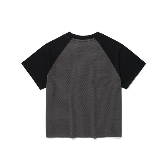 Nice Ghost Club 3 Star Dot Raglan Crop Tee