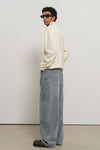 General Idea MAN Double Knee Detail Denim Pants [LIGHT BLUE]