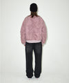 Mahagrid Overdyed MA-1 Jacket in Pink
