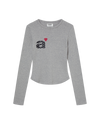 AEAE Dot Small Letter Long Sleeve