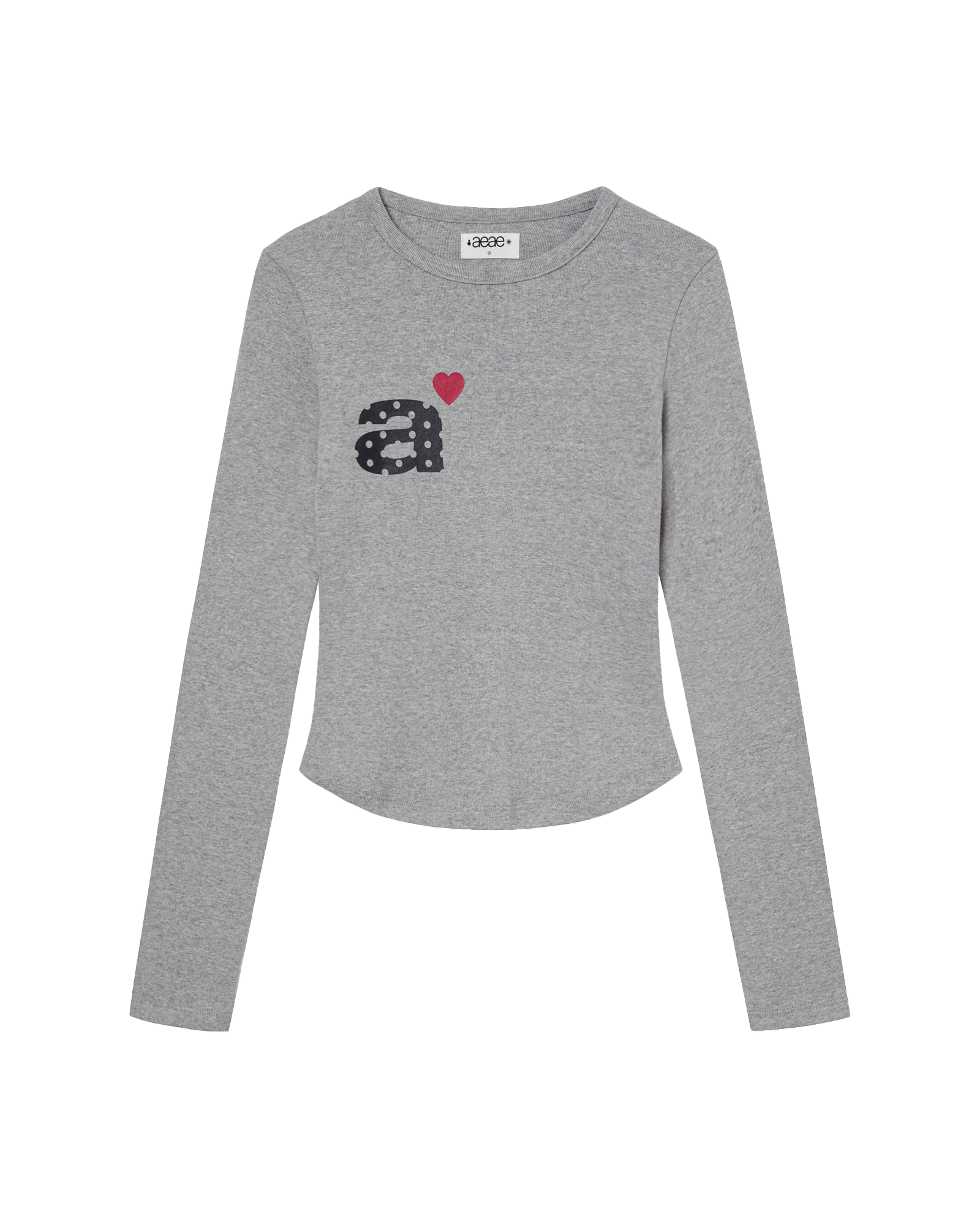 AEAE Dot Small Letter Long Sleeve