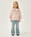 Marithé François Girbaud Kids W Frill Collar Sweatshirt Pink