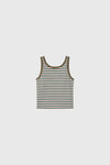 General Idea WOMAN Multi Stripe U-Neck Sleeveless