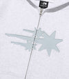 Nice Ghost Club 3 Star Appliqué Hoodie Zip Up