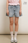 General Idea WOMAN One-Tuck Wide Denim Shorts