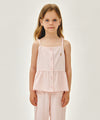 Marithé François Girbaud Kids Checked Sleeveless Blouse
