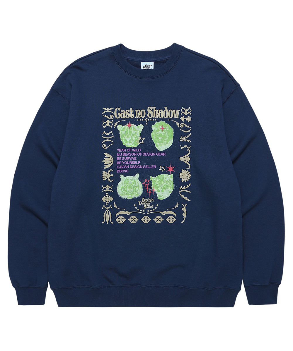 Cavish Animal Kingdom Sweatshirt Navy