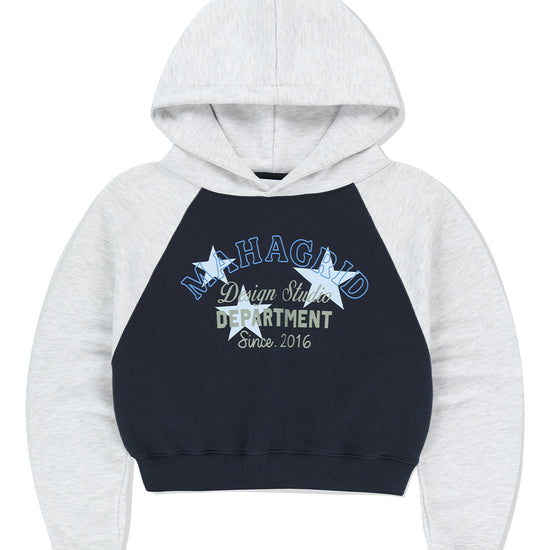 Mahagrid Department Star Crop Hoodie
