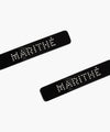 Marithé François Girbaud Regular Logo Metal Ball Hair Pin 2Pack Black