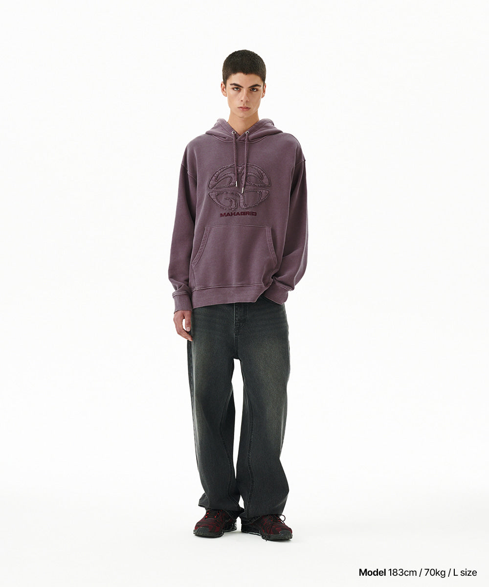 Mahagrid Pigment Eclipse Logo Hoodie