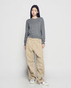 ADLV Woman Basic Round Neck Cardigan