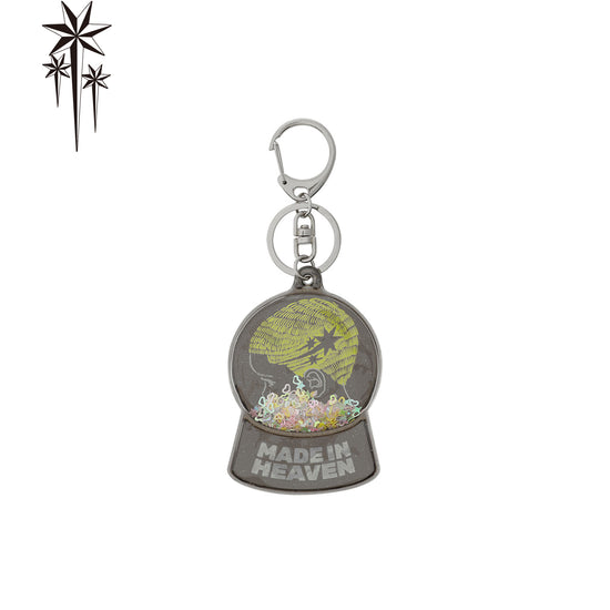 Nice Ghost Club 3 Stars Head Snowball Keychain [Black]