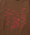 Nice Ghost Club Think Layered Long Sleeve Hoodie [Brown]