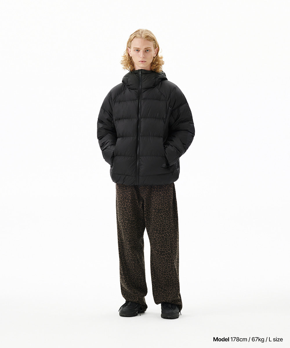 Mahagrid Paneled Down Puffer [Black]