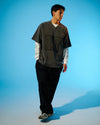 ADLV SOLID NYLON WIDE PANTS