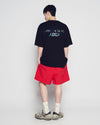 ADLV Triple Chain Embo Basic Logo Short Sleeve T-Shirt