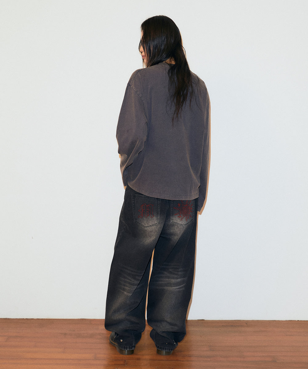 Mahagrid Washed 10 Years Long Sleeve Tee