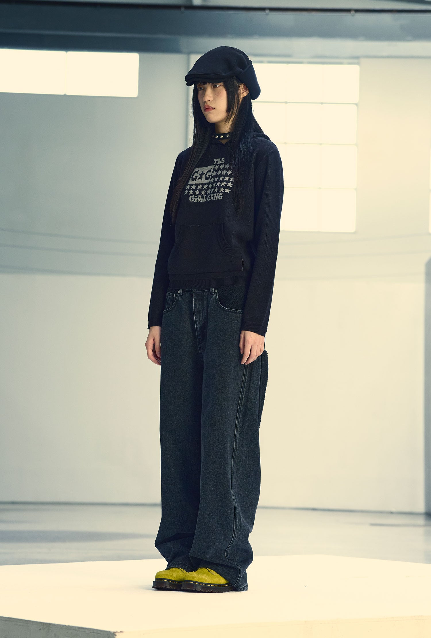 Nice Ghost Club GG Flag Hoodie Knit