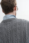 General Idea MAN Classic Crew Neck Knit Vest