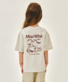 Marithé François Girbaud Kids Back Graphic Oversized Tee