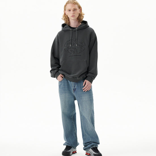 Mahagrid Pigment Eclipse Logo Hoodie