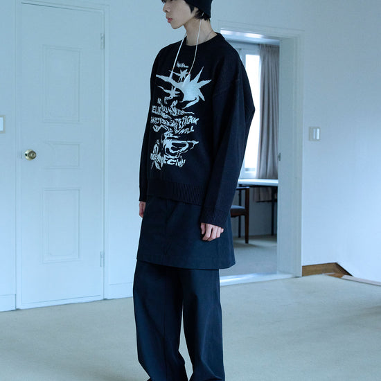 Nice Ghost Club Tornado Logo Knit