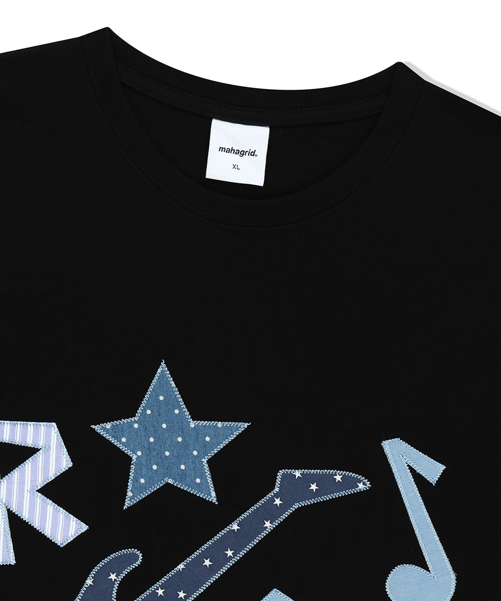 Mahagrid ROCK STAR APPLIQUE TEE