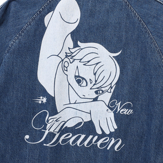 Nice Ghost Club New Heaven Denim Souvenir Jacket