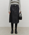 Marithé François Girbaud CLASSIC LOGO SQUARE MEDIUM TOTE BAG BLACK
