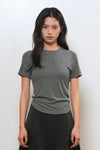 General Idea WOMAN Acetate Round Neck T-Shirt