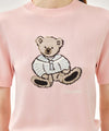 Marithé François Girbaud W DOODLE BEAR HALF KNIT PULLOVER
