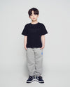 ADLV Kids Two Tone Logo Lettering Short Sleeve T-Shirt