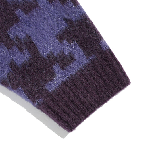 Nice Ghost Club Houndstooth Devil Rose Knit