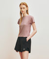 Marithé François Girbaud Marithé SPORT W ATHLEISURE SLIM CROP TEE charcoal