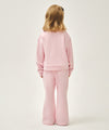 Marithé François Girbaud Kids Wide Boots Cut Crop Sweat Set-Up Oatmeal