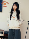 ADLV Bear Doll Hug Brown Line Friends Hoodie