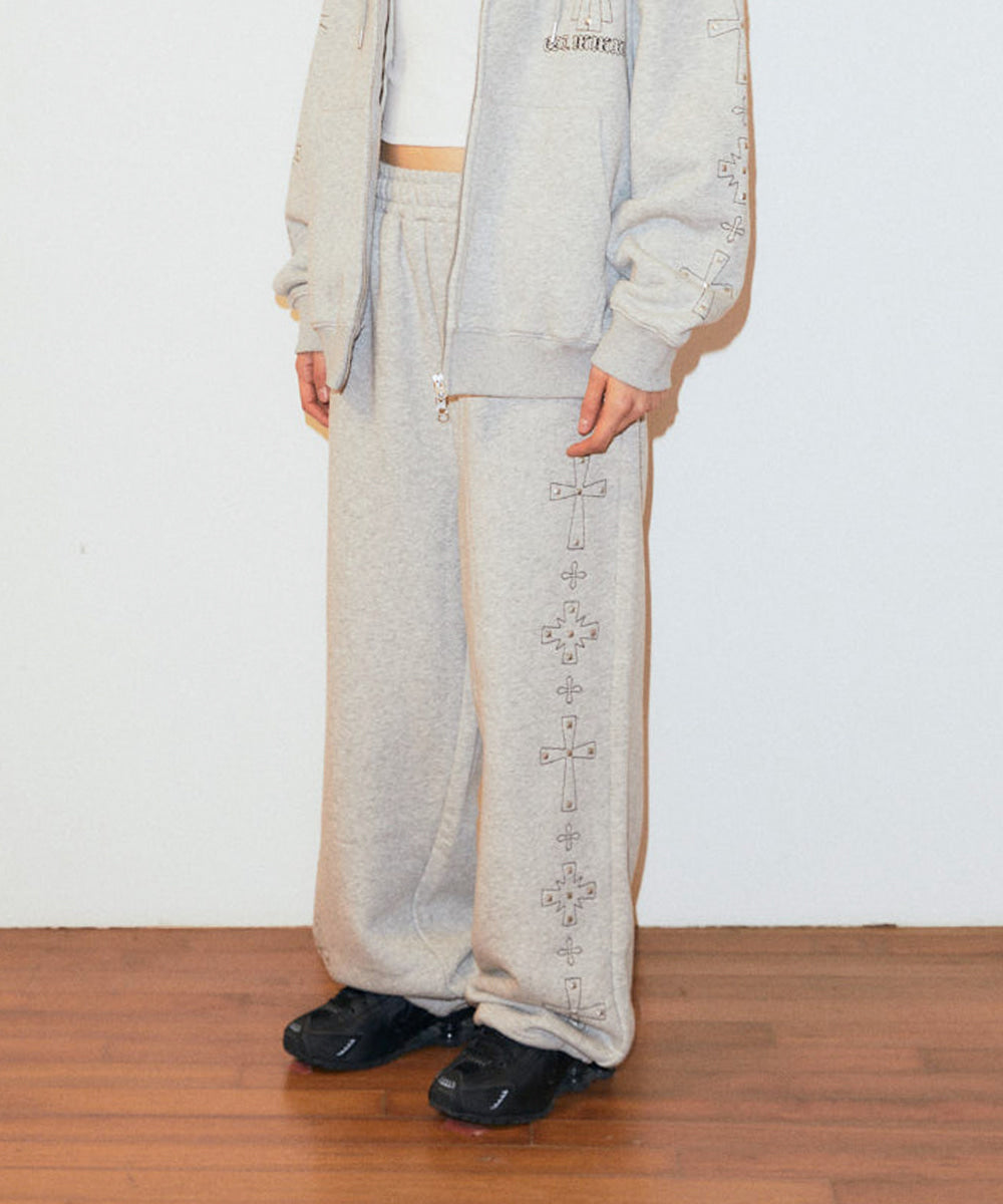 Mahagrid Cross Stud Sweatpant