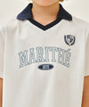 Marithé François Girbaud KIDS OPEN COLLAR TEE