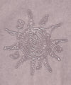 Mahagrid Washed Solar Applique Zip Up Hoodie