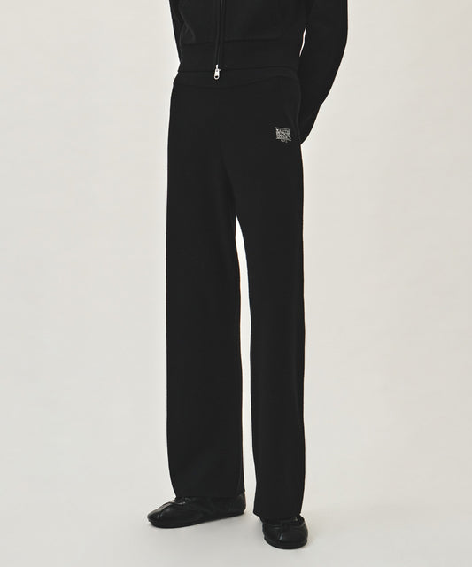 Marithé François Girbaud W CLASSIC LOGO KNIT PANTS
