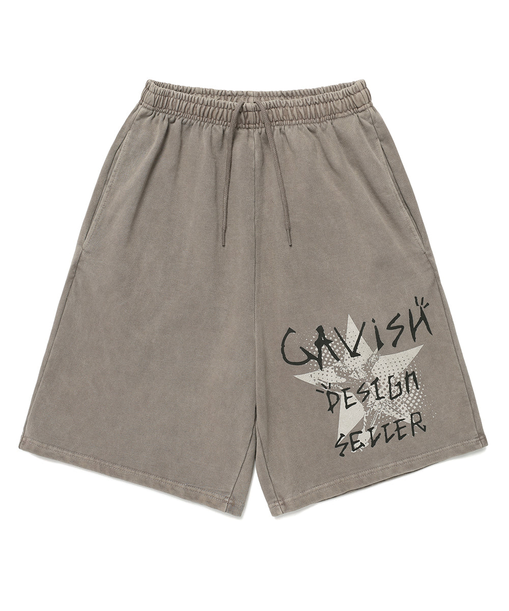 Cavish Pigment Hand Written Sweat Shorts