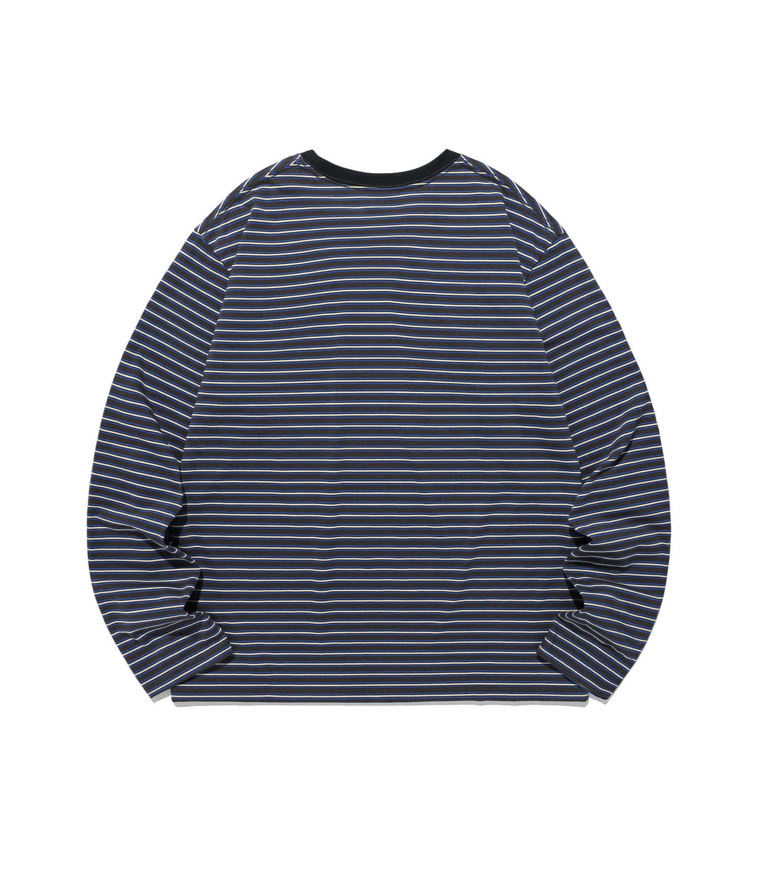Nice Ghost Club Stripe 3-Star Long Sleeve Tee [Charcoal]