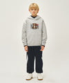 Marithé François Girbaud Kids Bear Classic Logo Hoodie Heather Gray